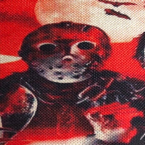 Horror Movie Mash Travel Bag Jason Freddy Michael Myers Cosmetic Halloween - Picture 4 of 8